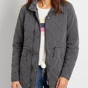 Maurice's Cotton Quilted  Cinched Waist Jacket in Women's Size 4x